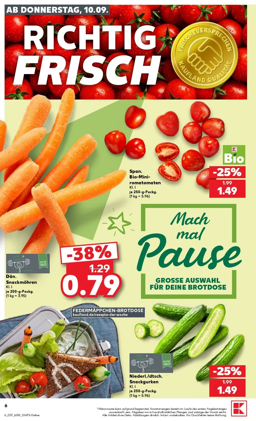 kaufland Prospekt september 10 16 6