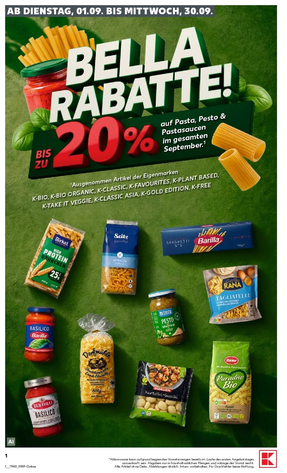 kaufland prospekt september 14 16 10