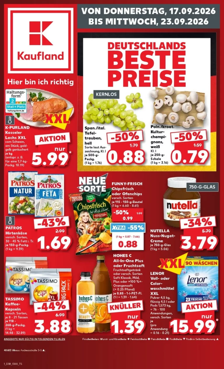 kaufland prospekt kw-38