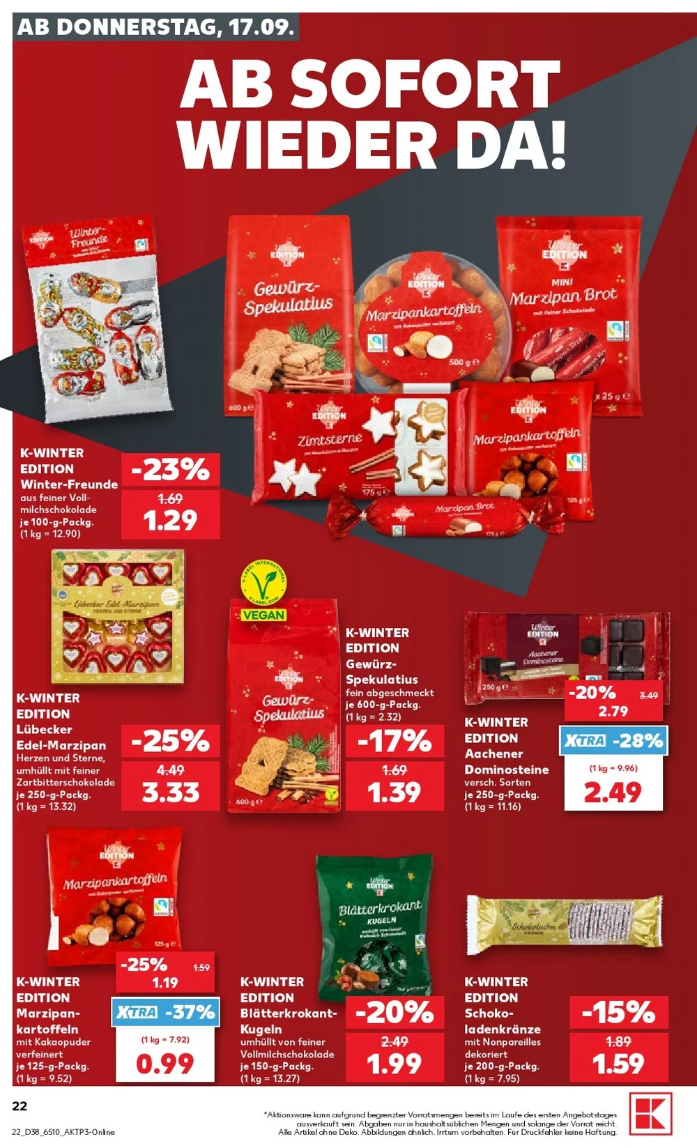 kaufland prospekt september 17 23 22