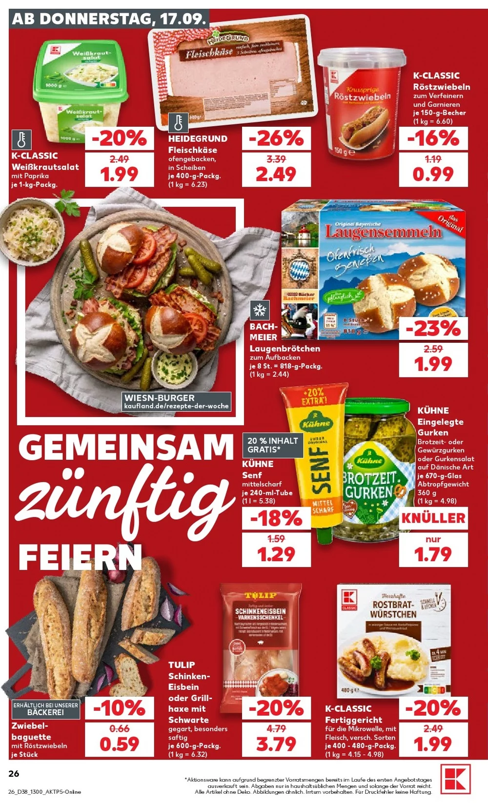 kaufland prospekt september 17 23 26