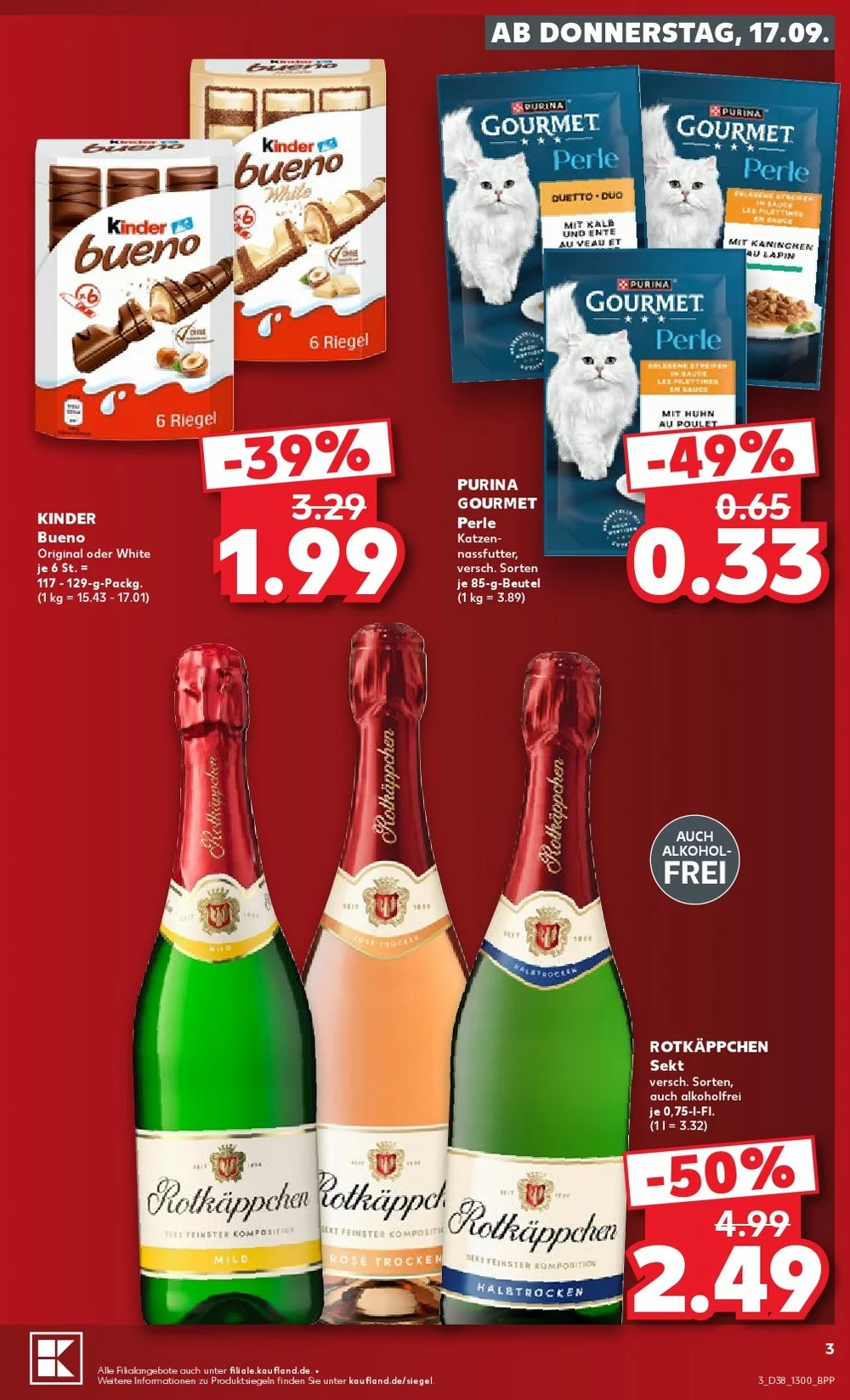 Kaufland Prospekt Aktuell ab 17.09.2026 | Nächste Woche Online Blättern 3 kaufland prospekt september 17 23 3
