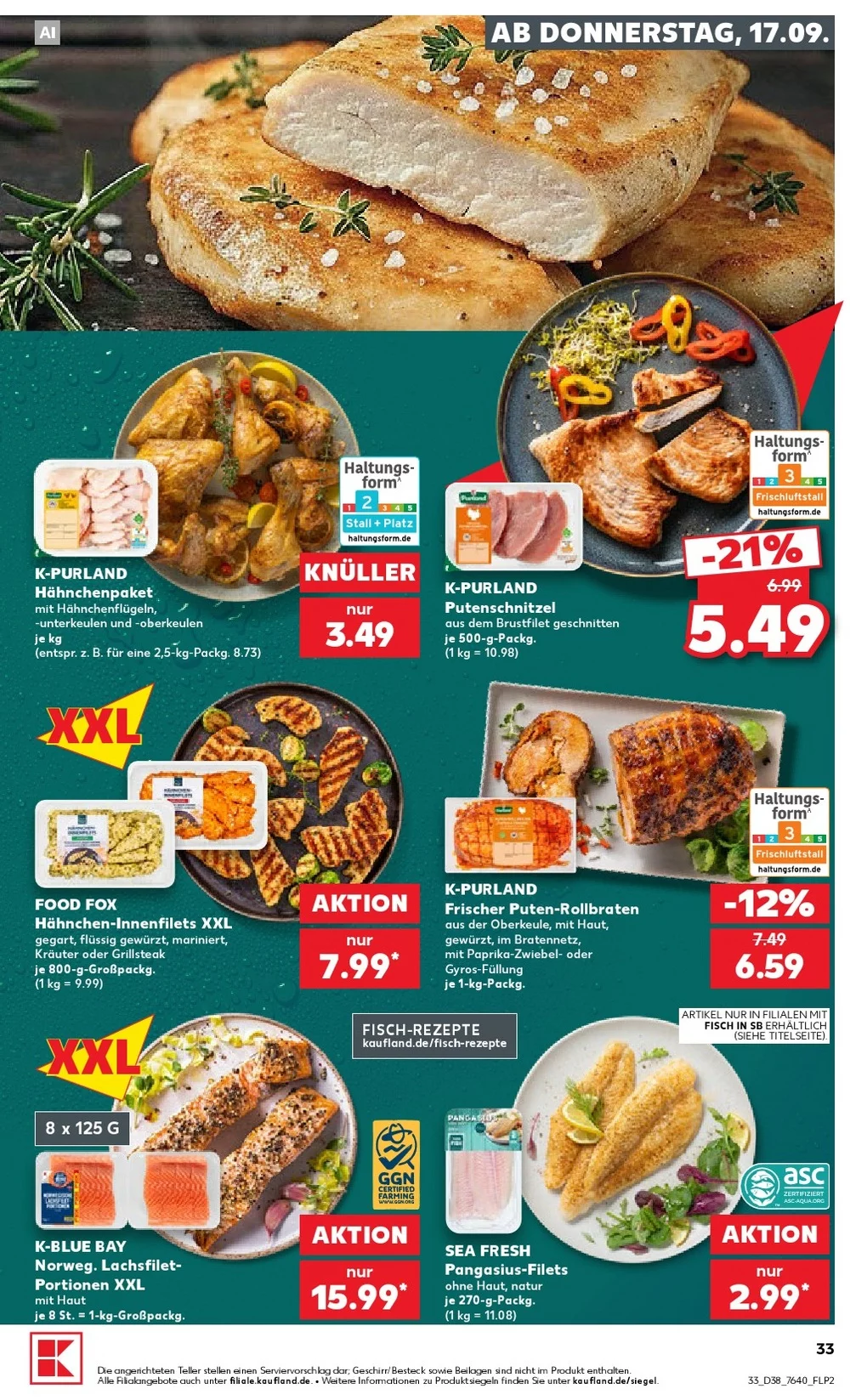 kaufland prospekt september 17 23 33