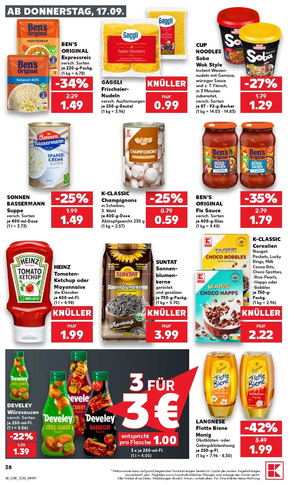 kaufland prospekt september 17 23 38