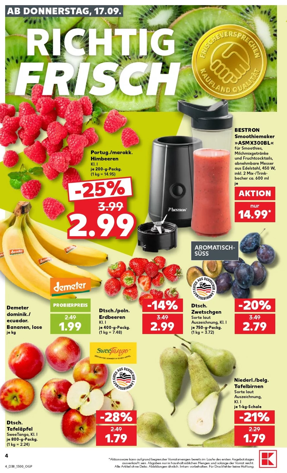 Kaufland Prospekt Aktuell ab 17.09.2026 | Nächste Woche Online Blättern 4 kaufland prospekt september 17 23 4