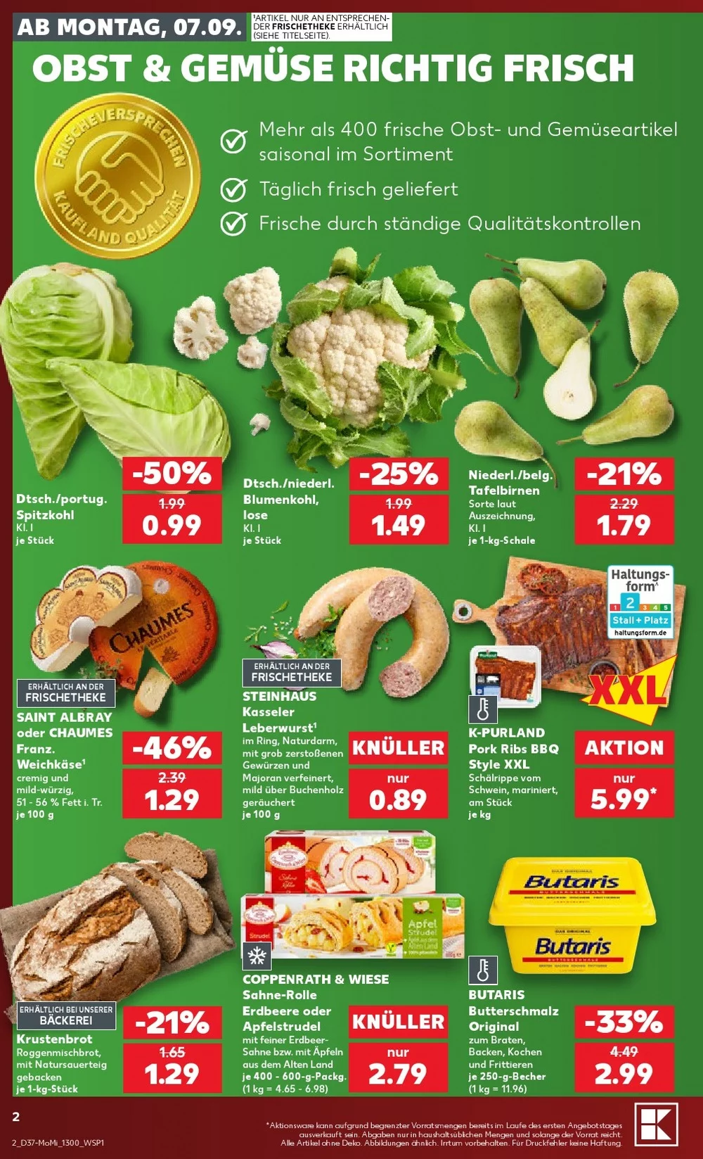 Kaufland Prospekt Wochenstart Aktuell ab 21.09.2026 | Nächste Woche Online Blättern 2 kaufland prospekt september 7 12 2