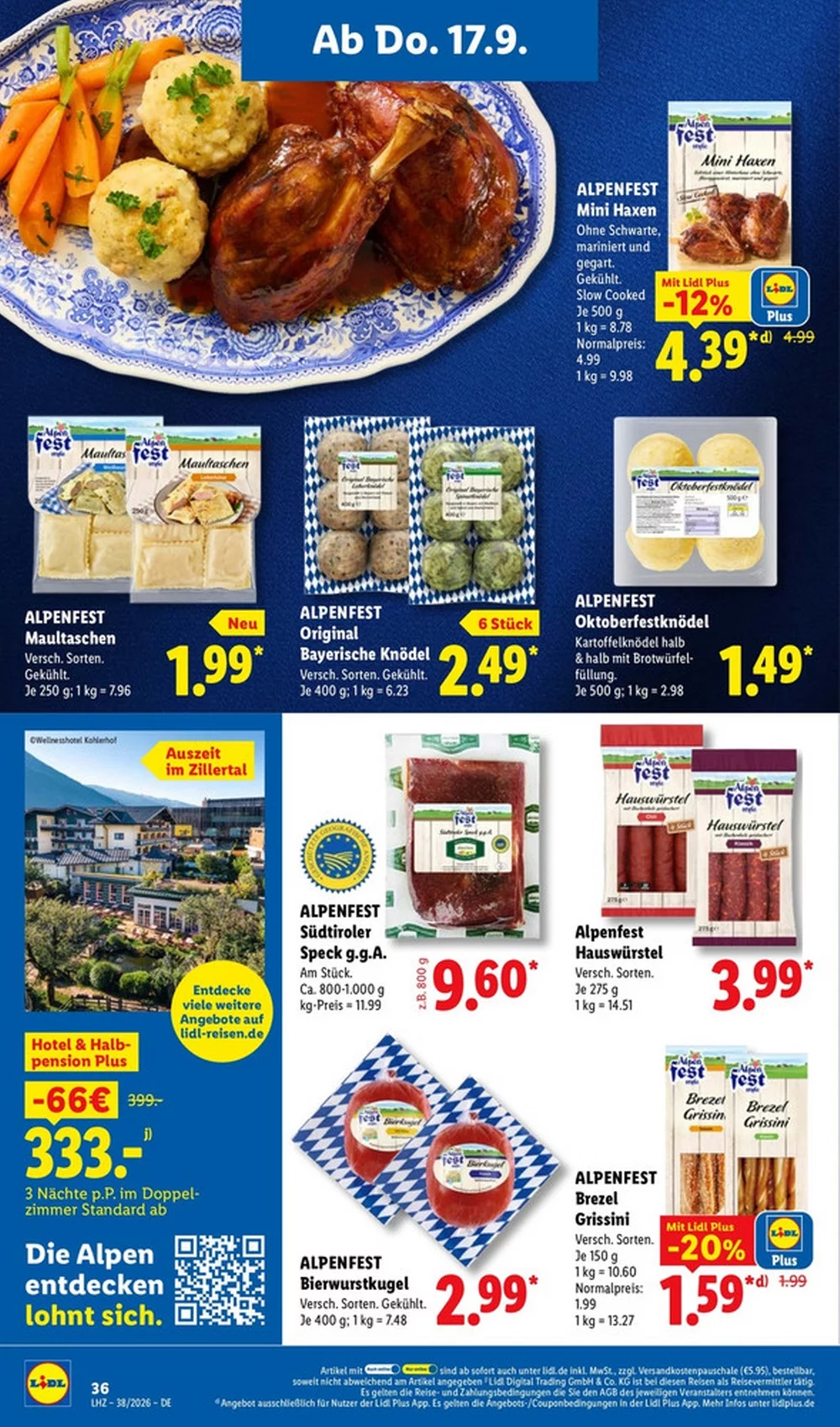 lidl prospekt september 14 19 60