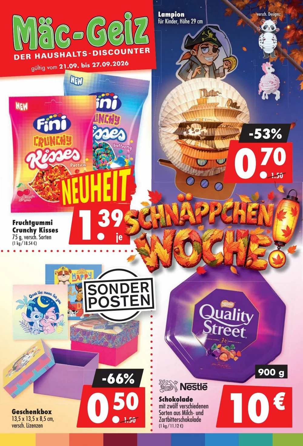 Mäc-Geiz Prospekt Aktuell ab 21.09.2026 | Nächste Woche Online Blättern 1 mac geiz prospekt kw-39