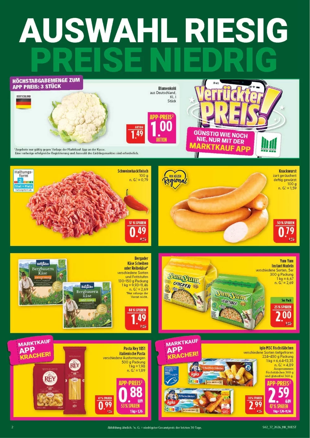 Marktkauf Prospekt Nord Aktuell ab 21.09.2026 | Nächste Woche Online Blättern 2 marktkrauf hof prospekt september 7 12 2