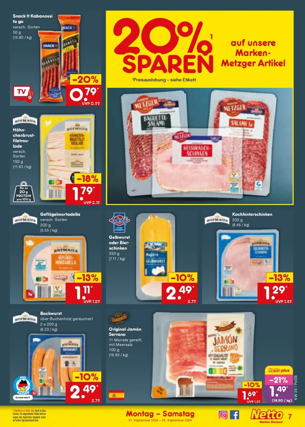 netto marken prospekt september 21 26 11 1