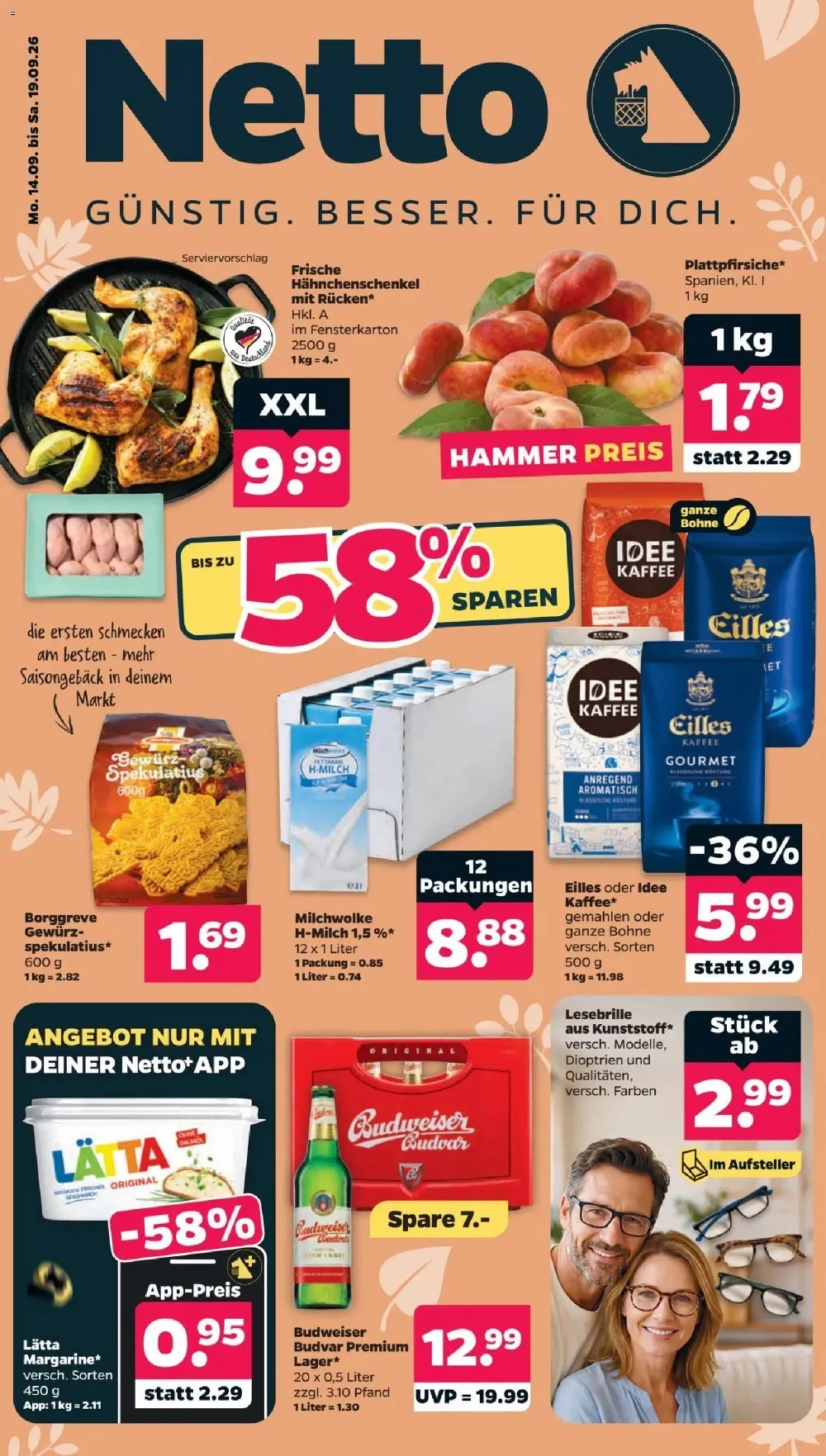 Netto Prospekt Aktuell ab 14.09.2026 | Nächste Woche Online Blättern 1 netto prospekt kw-38