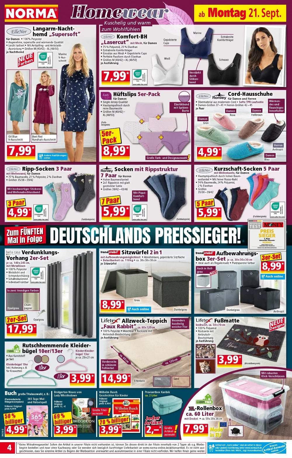 Norma Prospekt Aktuell ab 21.09.2026 | Nächste Woche Online Blättern 4 norma prospekt september 21 26 4