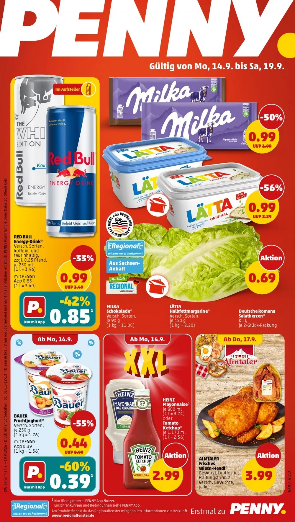 Penny Prospekt Neu Aktuell ab 14.09.2026 | Nächste Woche Online Blättern 1 penny prospekt kw-38
