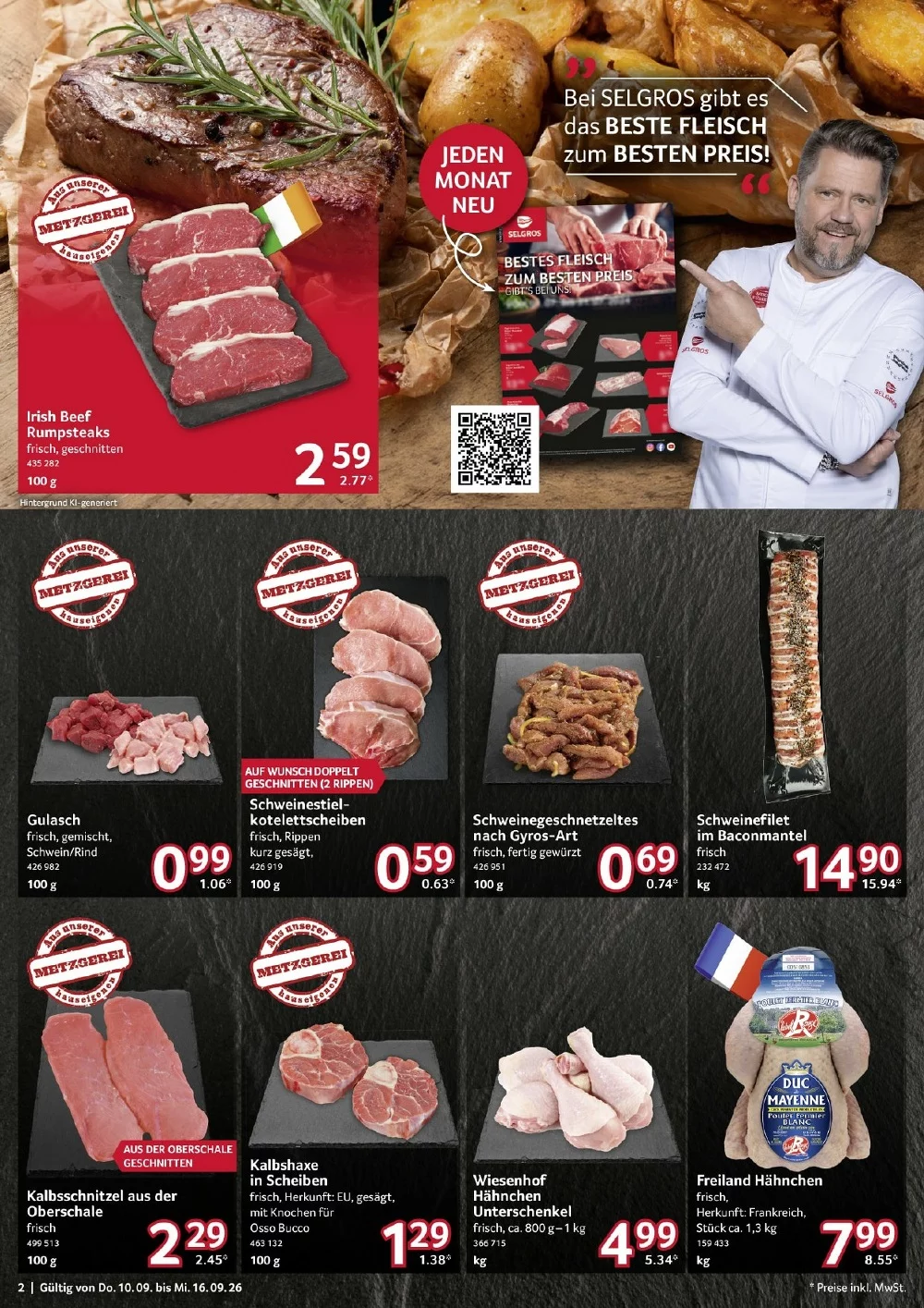 Selgros Prospekt (Food) Aktuell ab 24.09.2026 | Nächste Woche Online Blättern 2 selgros food prospekt september 10 16 2