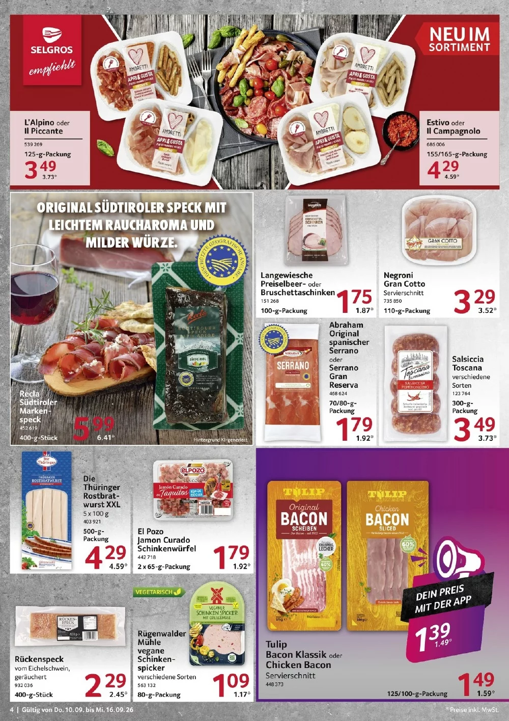 Selgros Prospekt (Food) Aktuell ab 24.09.2026 | Nächste Woche Online Blättern 4 selgros food prospekt september 10 16 4