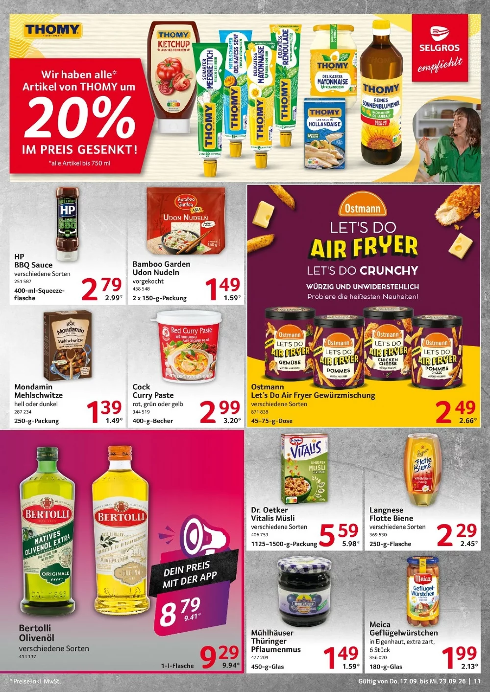 selgros food prospekt september 17 23 11