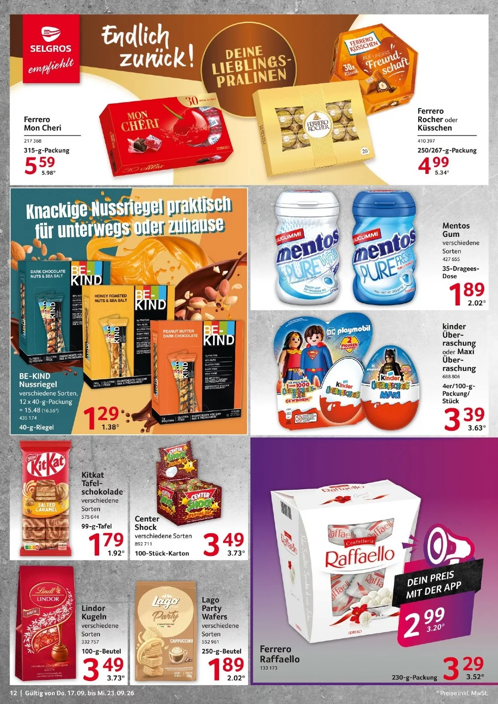 selgros food prospekt september 17 23 12