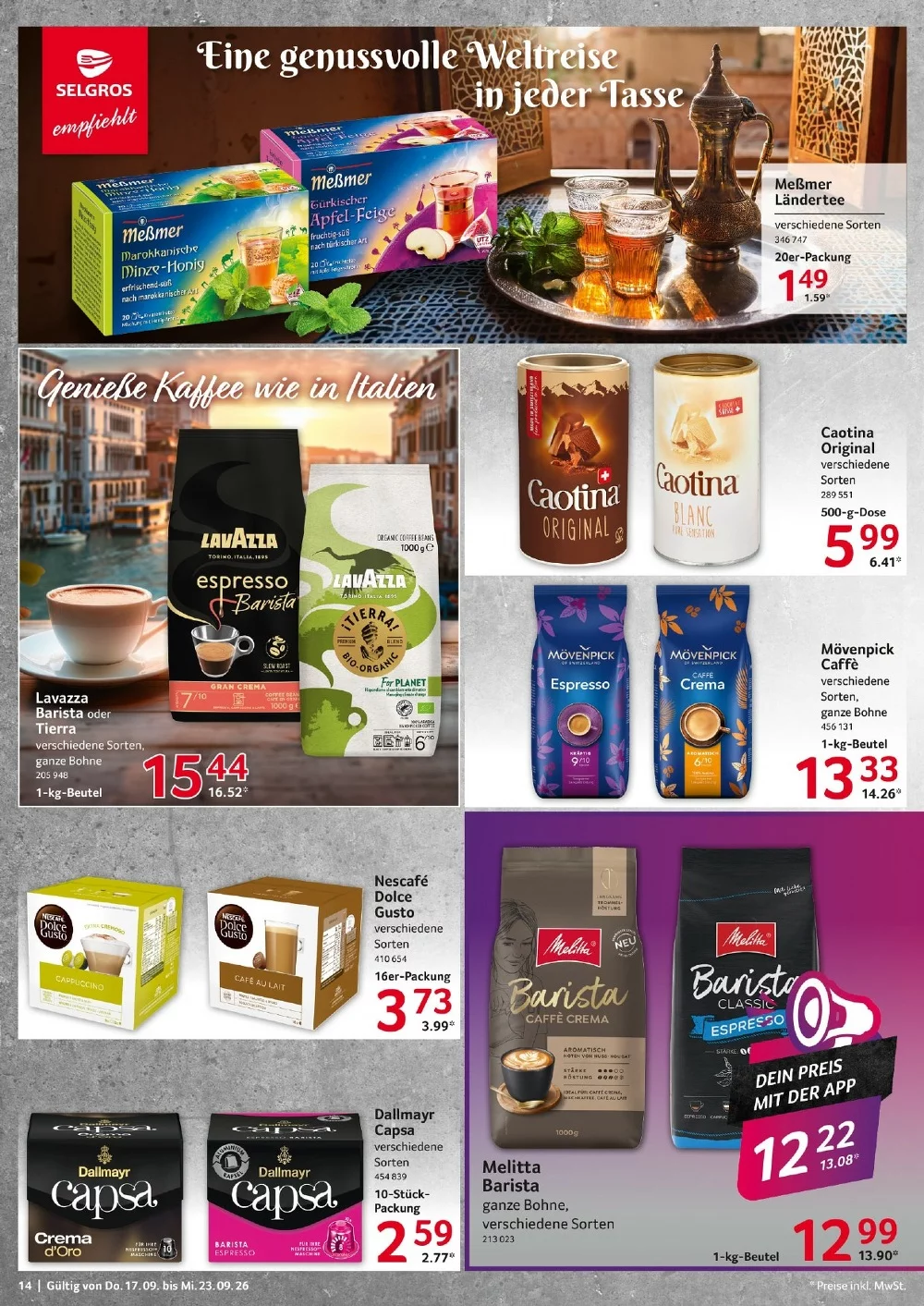 selgros food prospekt september 17 23 14