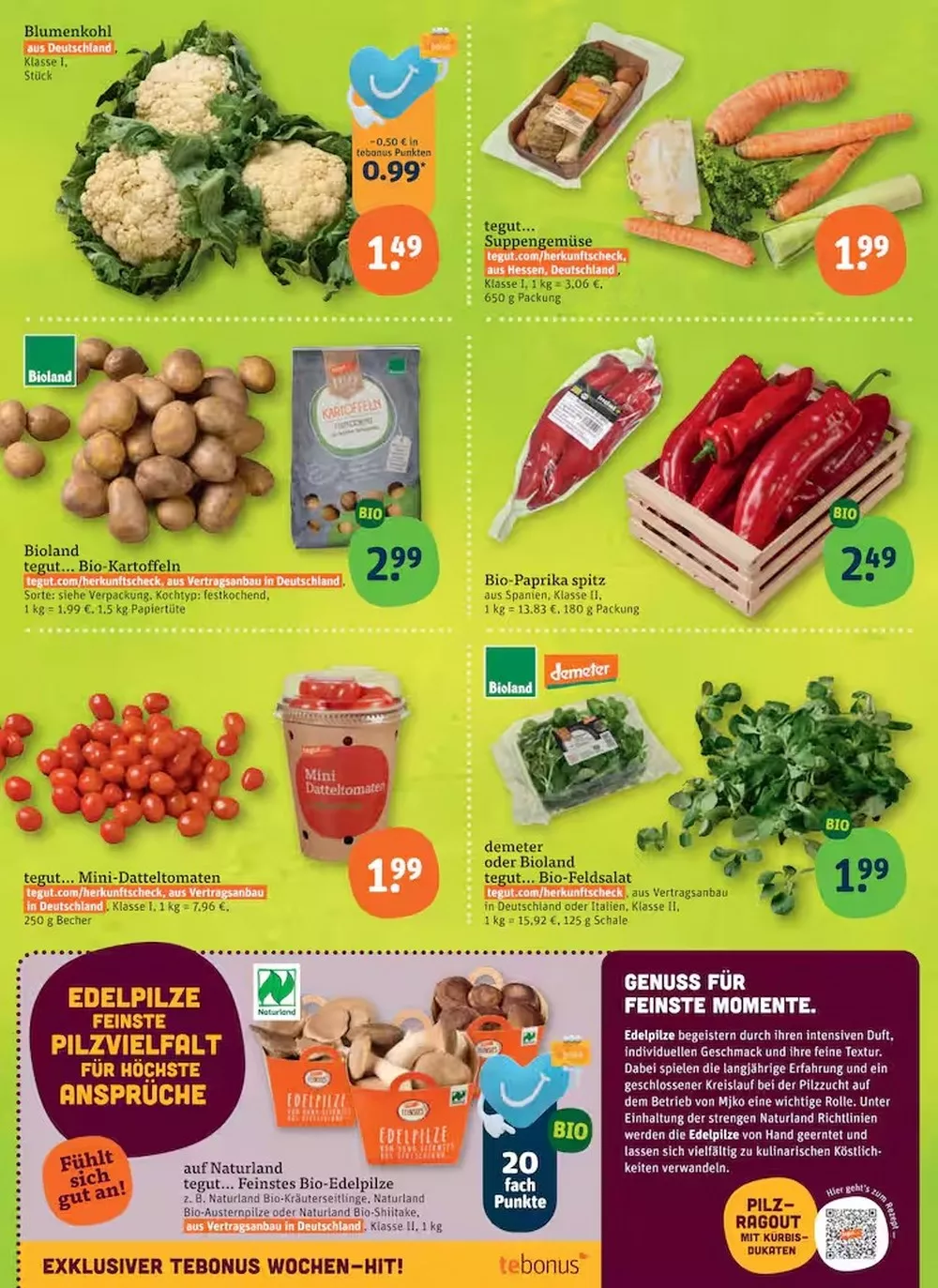 Tegut Prospekt Aktuell ab 14.09.2026 | NĂ€chste Woche 4 tegut prospekt sept 14 19 4