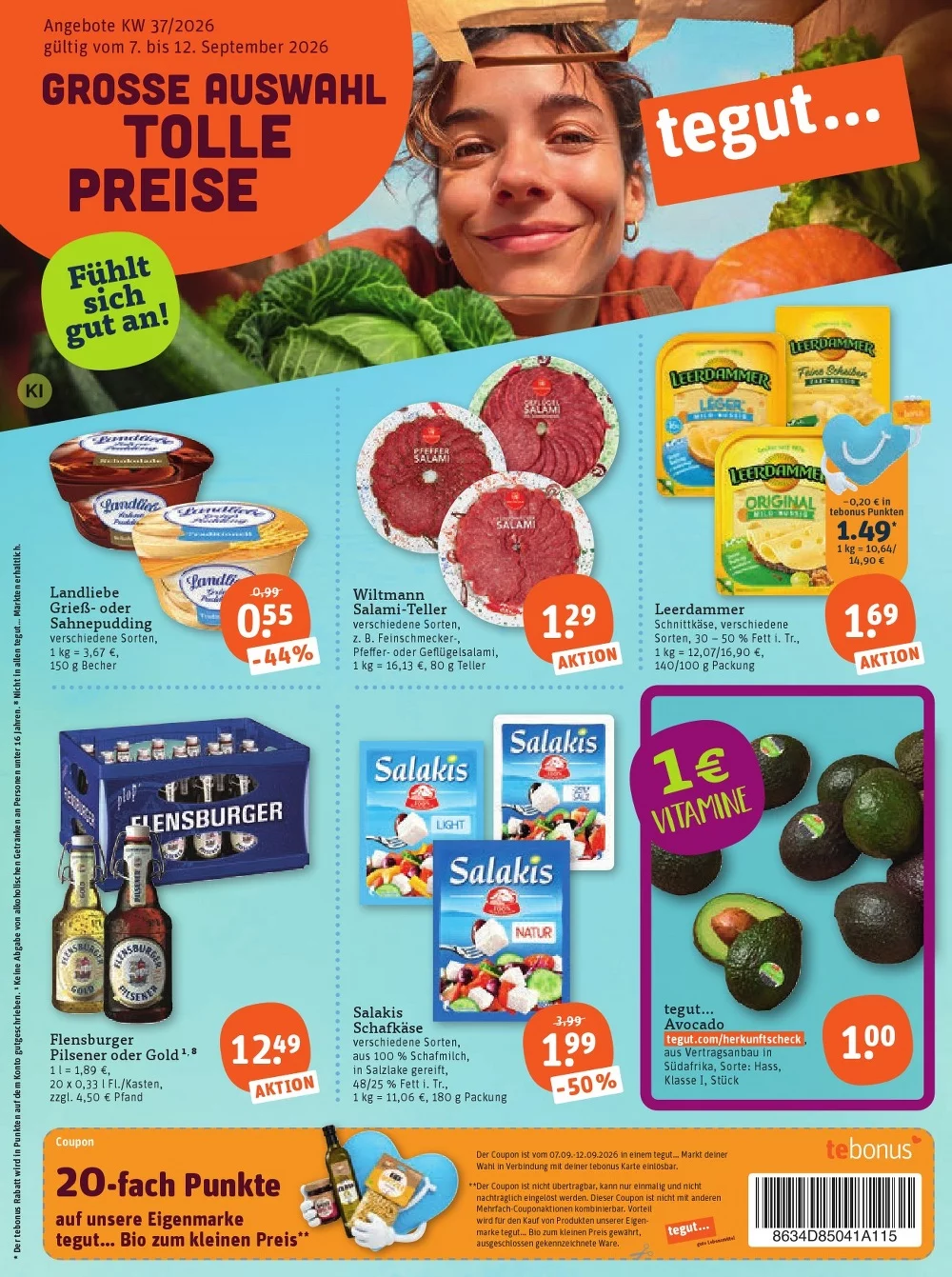 Tegut Prospekt Aktuell ab 21.09.2026 | Nächste Woche Online Blättern 3 tegut prospekt september 07 12 3