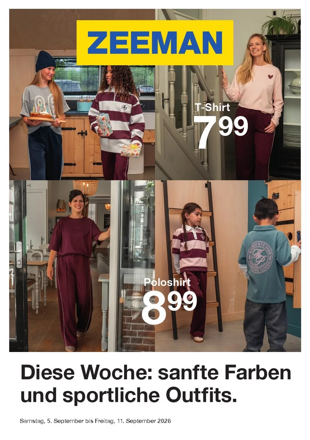 Zeeman Prospekt Aktuell ab 19.09.2026 | Nächste Woche Online Blättern 1 zeeman prospekt kw-37