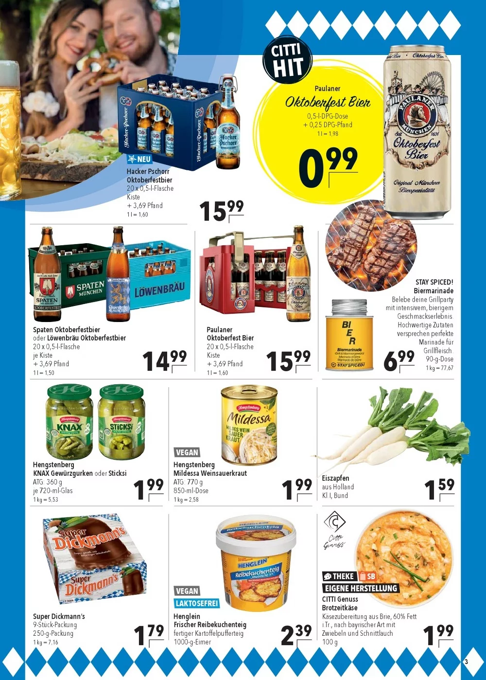 CITTI Markt Prospekt Aktuell ab 16.09.2026 | Online BlÀttern 3 citti markt prospekt september 16 22 3