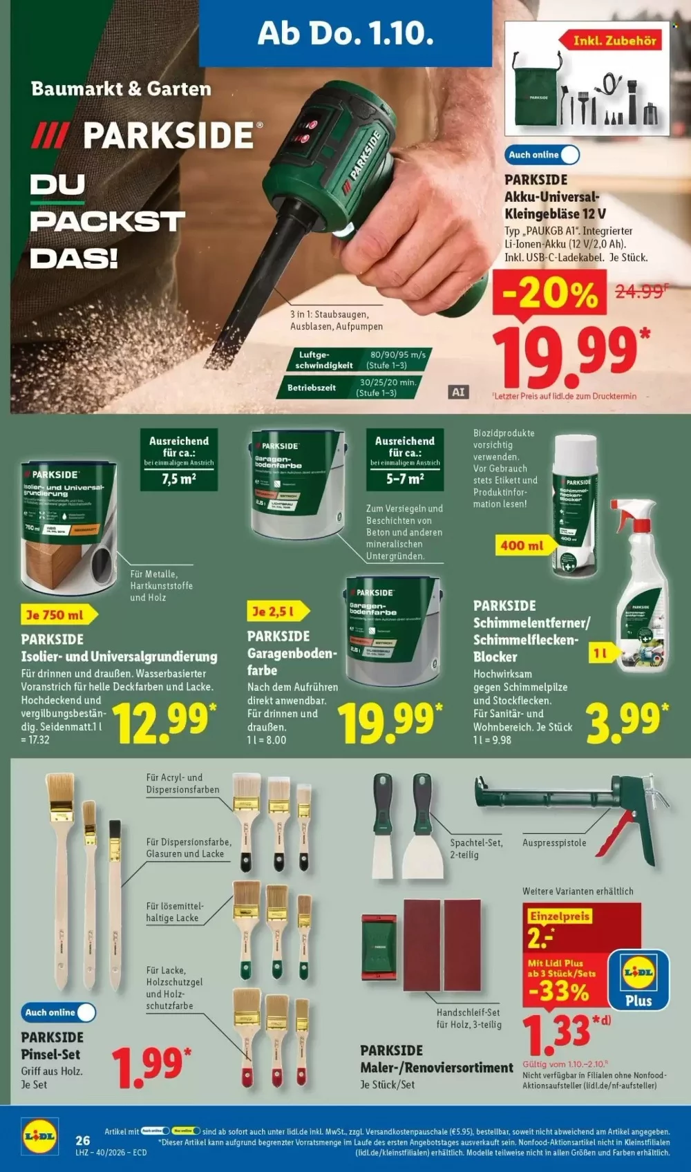 lidl prospekt september 28 october 3 18