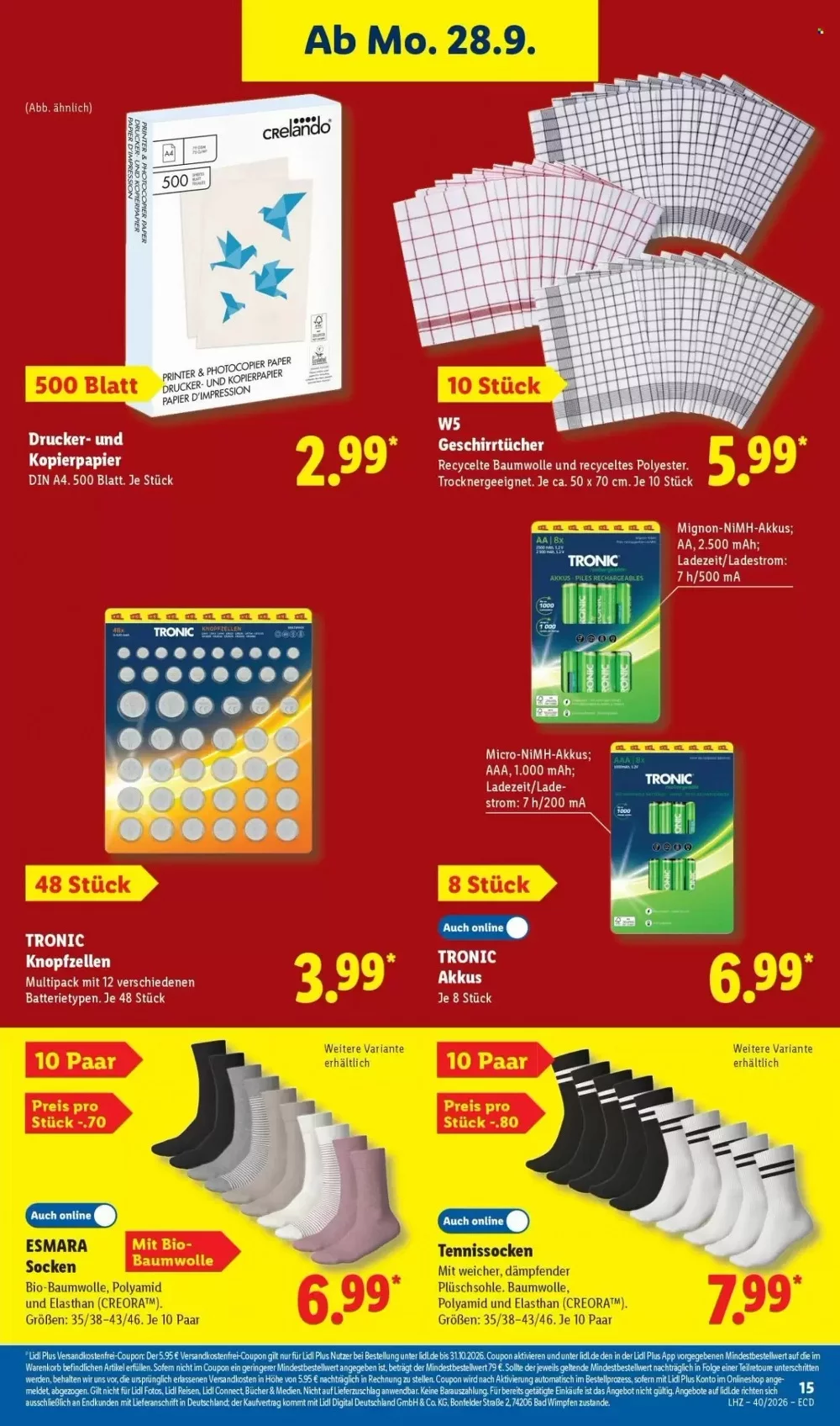 lidl prospekt september 28 october 3 7