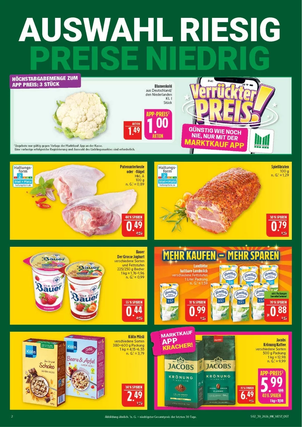 Marktkauf Prospekt Nord Aktuell ab 21.09.2026 | Nächste Woche Online Blättern 2 marktkrauf hof prospekt september 21 26 2